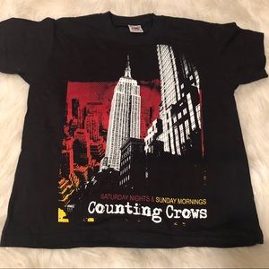 NWOT Counting Crows Graphic Band Concert Tee Shirt